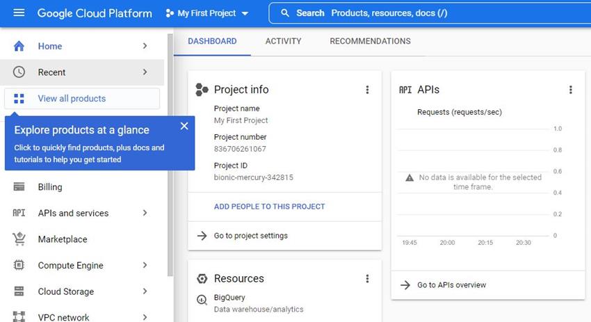 Building and Launching an ASP.NET Core App from Google Cloud Shell